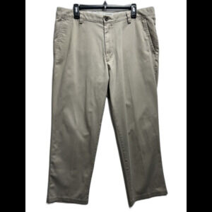 Dockers Mens Pants Size  36x30  Beige Flat Front Classic Fit Khakis